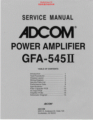 Adcom-GFA545ll-pwr-sm维修电路原理图.pdf