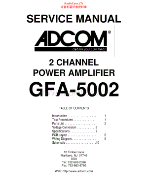 Adcom-GFA5002-pwr-sm维修电路原理图.pdf