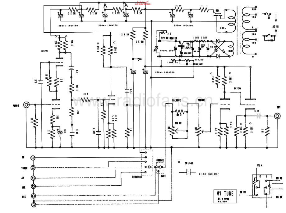 AudioNote-M7-pre-sch维修电路原理图.pdf_第1页