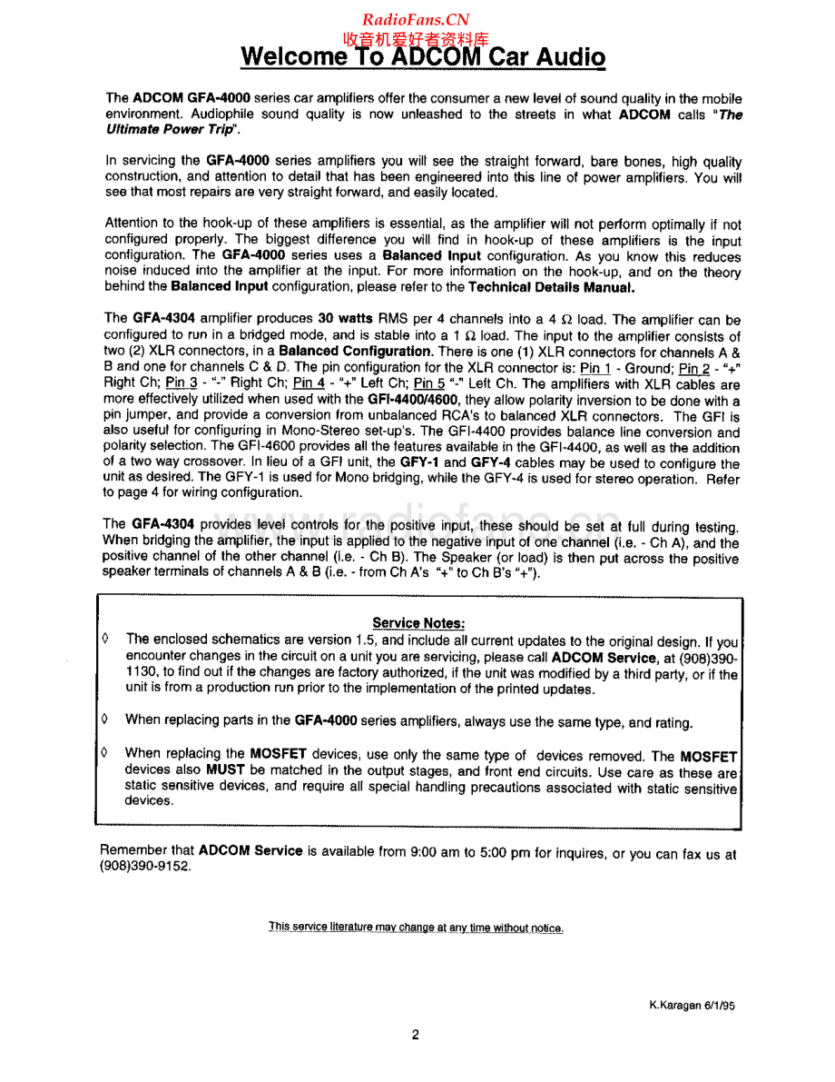 Adcom-GFA4304-cpwr-sm维修电路原理图.pdf_第2页