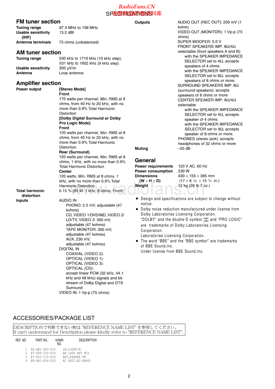 Aiwa-AVDV95-avr-sm维修电路原理图.pdf_第2页