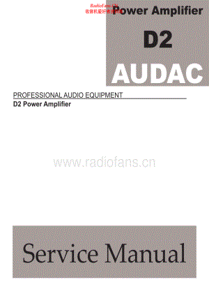 Audac-D2-pwr-sch维修电路原理图.pdf