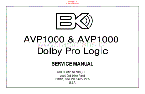 BKComponents-APV1000-avr-sch维修电路原理图.pdf