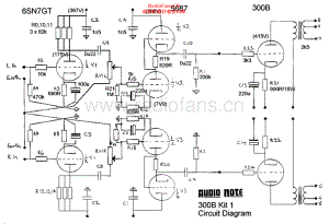 AudioNote-300BKit1-pwr-sch维修电路原理图.pdf