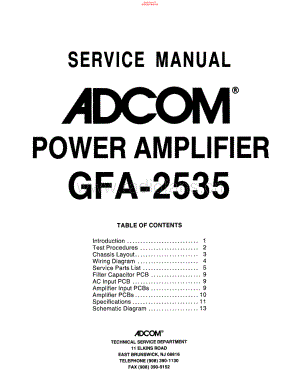 Adcom-GFA2535-pwr-sm维修电路原理图.pdf