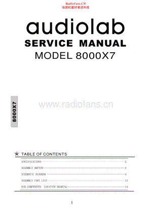 Audiolab-8000X7-sur-sm维修电路原理图.pdf