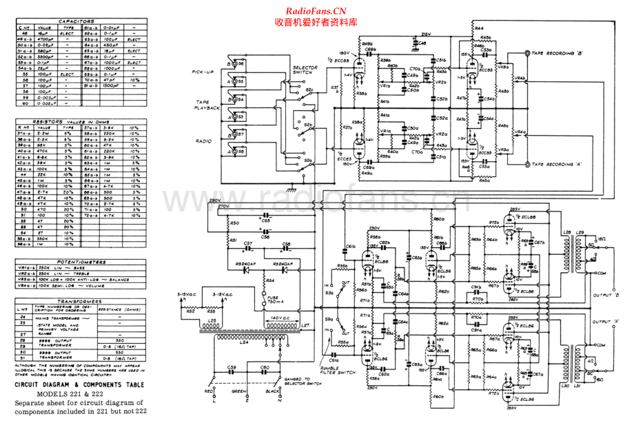 ArmstrongAudio-222-int-sch维修电路原理图.pdf_第1页