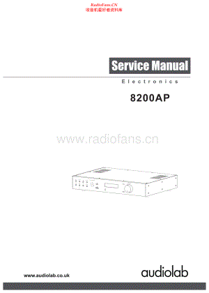 Audiolab-8200AP-pre-sm维修电路原理图.pdf