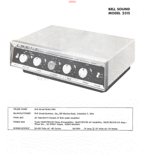 BellSound-2315-int-sm维修电路原理图.pdf