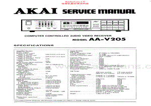 Akai-AAV205L-avr-sm维修电路原理图.pdf