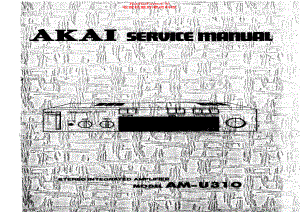 Akai-AMU310-int-sm维修电路原理图.pdf