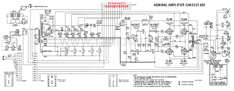 Admiral-6D3-riaa-sch维修电路原理图.pdf