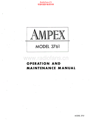 Ampex-3761-mix-sm维修电路原理图.pdf