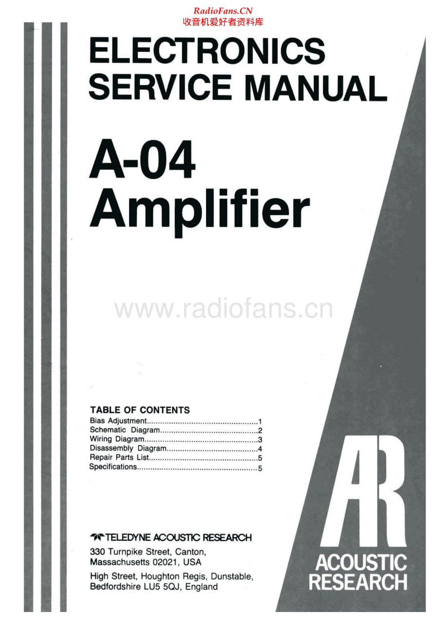 AcousticResearch-A04-int-sm维修电路原理图.pdf_第1页