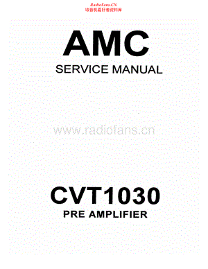 Amc-CVT1030-pre-sm维修电路原理图.pdf