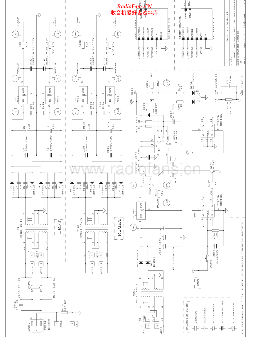 AudioAnalogue-Bellini-pre-sch维修电路原理图.pdf_第1页