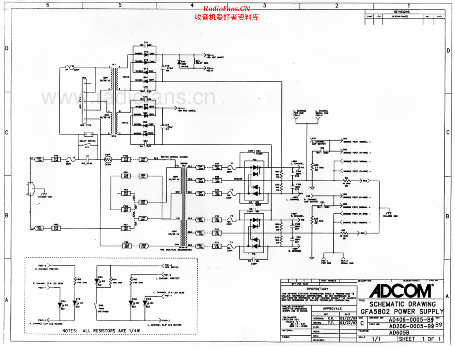 Adcom-GFA5802-pwr-sch维修电路原理图.pdf_第2页