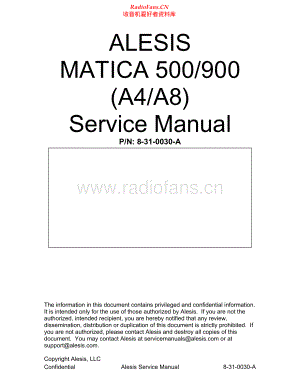 Alesis-Matica500-pwr-sm维修电路原理图.pdf