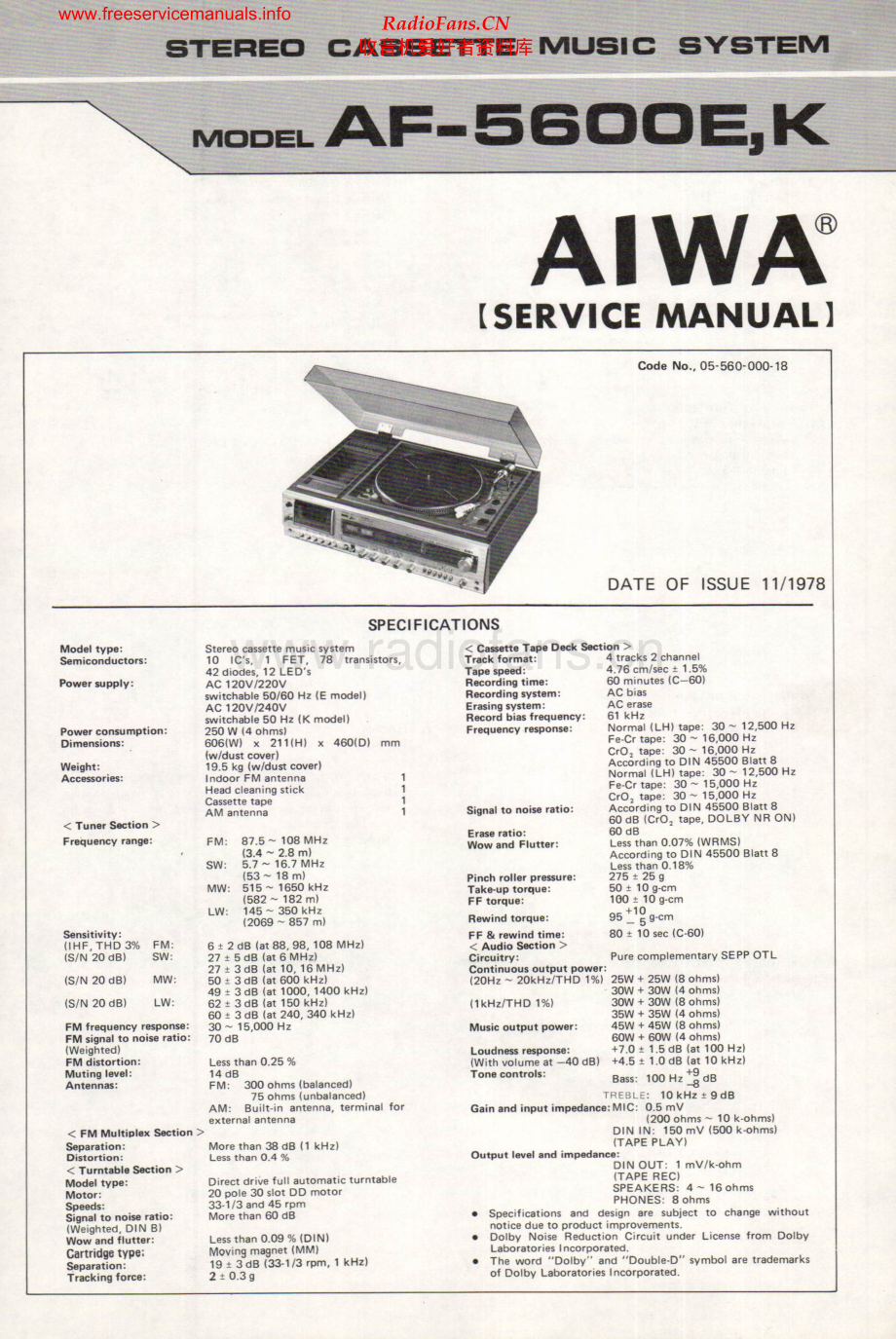 Aiwa-AF5600-mc-sm维修电路原理图.pdf