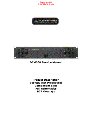 AustralianMonitor-DCM500-pwr-sm维修电路原理图.pdf