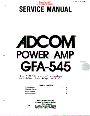 Adcom-GFA545-pwr-sm维修电路原理图.pdf