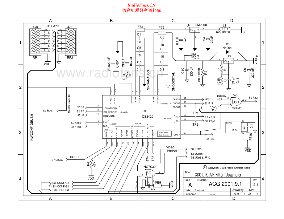 AudioControl-XD0MK2-xdo-sch维修电路原理图.pdf_第1页
