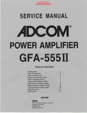 Adcom-GFA555II-pwr-sm维修电路原理图.pdf