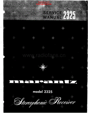 Marantz-2325-int-sm 维修电路原理图.pdf
