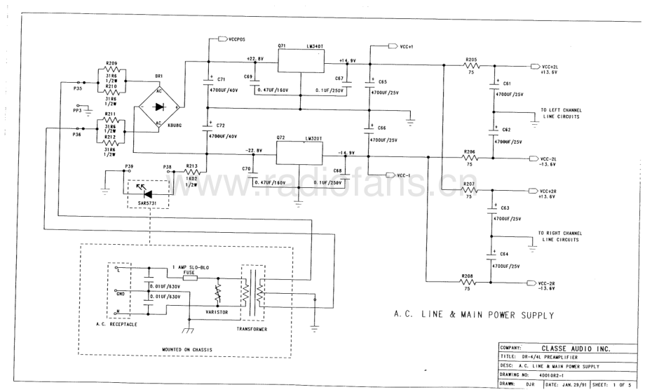 Classe-DR4-pre-sch维修电路原理图.pdf_第3页