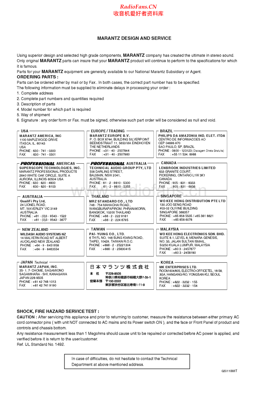 Marantz-PS7200-avr-sm 维修电路原理图.pdf_第2页
