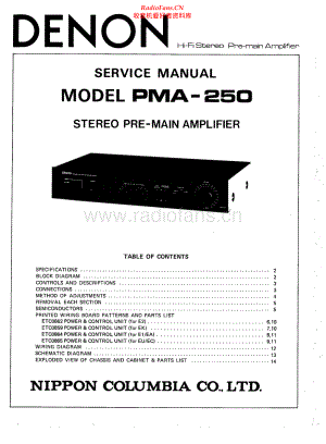Denon-PMA250-int-sm维修电路原理图.pdf