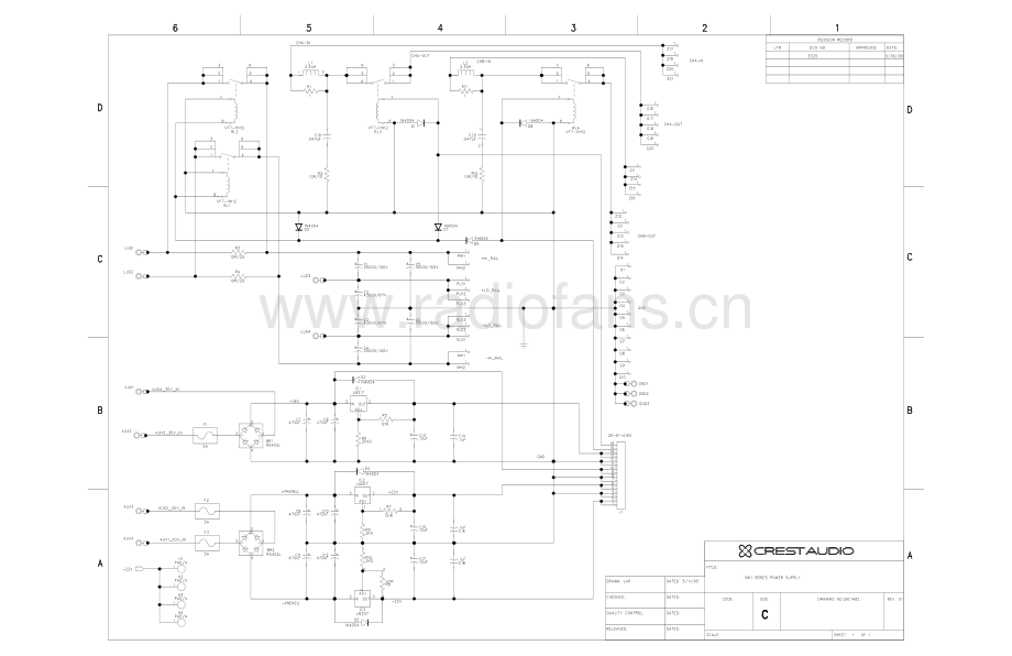 Crest-PRO10001-pwr-sch维修电路原理图.pdf_第3页