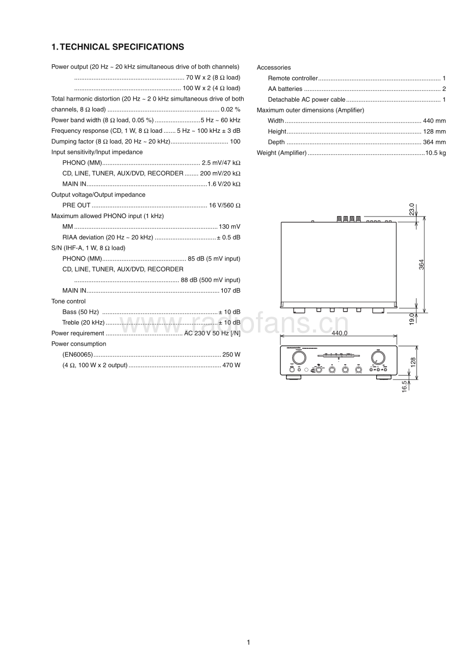 Marantz-PM7001K-int-sm 维修电路原理图.pdf_第3页