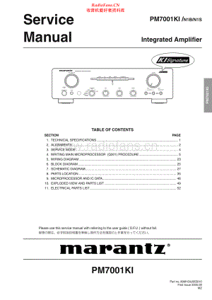 Marantz-PM7001K-int-sm 维修电路原理图.pdf