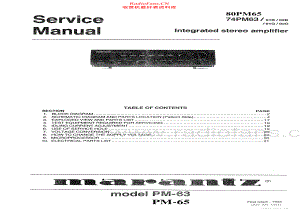 Marantz-PM63-int-sm 维修电路原理图.pdf