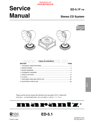 Marantz-ED5_1F-ms-sm 维修电路原理图.pdf