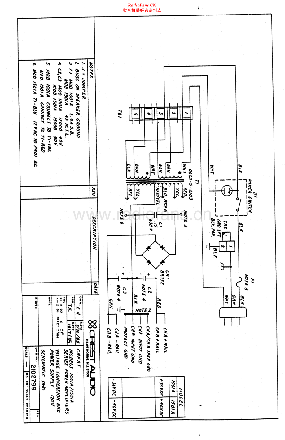 Crest-1501A-pwr-sch维修电路原理图.pdf_第1页