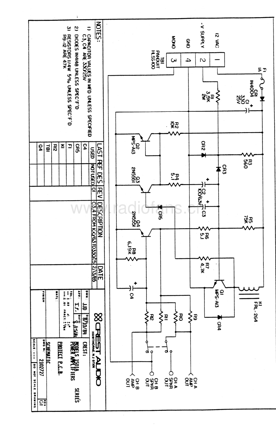 Crest-1501A-pwr-sch维修电路原理图.pdf_第3页