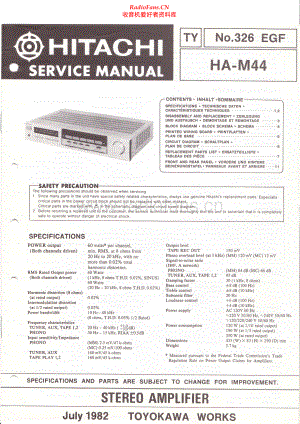 Hitachi-HAM44-int-sm 维修电路原理图.pdf