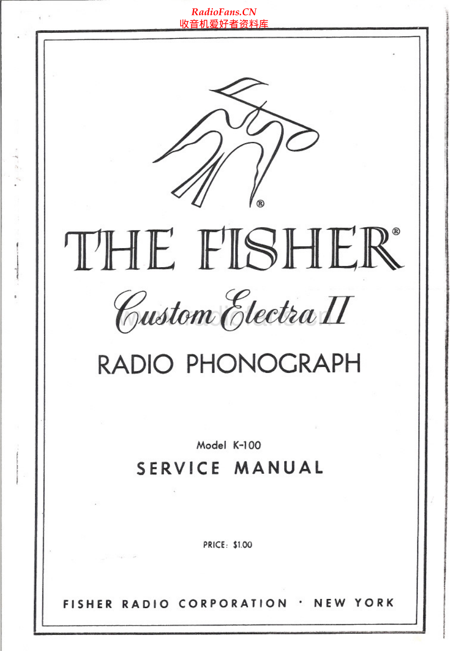 Fisher-CustomElectraK100-mc-sm维修电路原理图.pdf_第1页