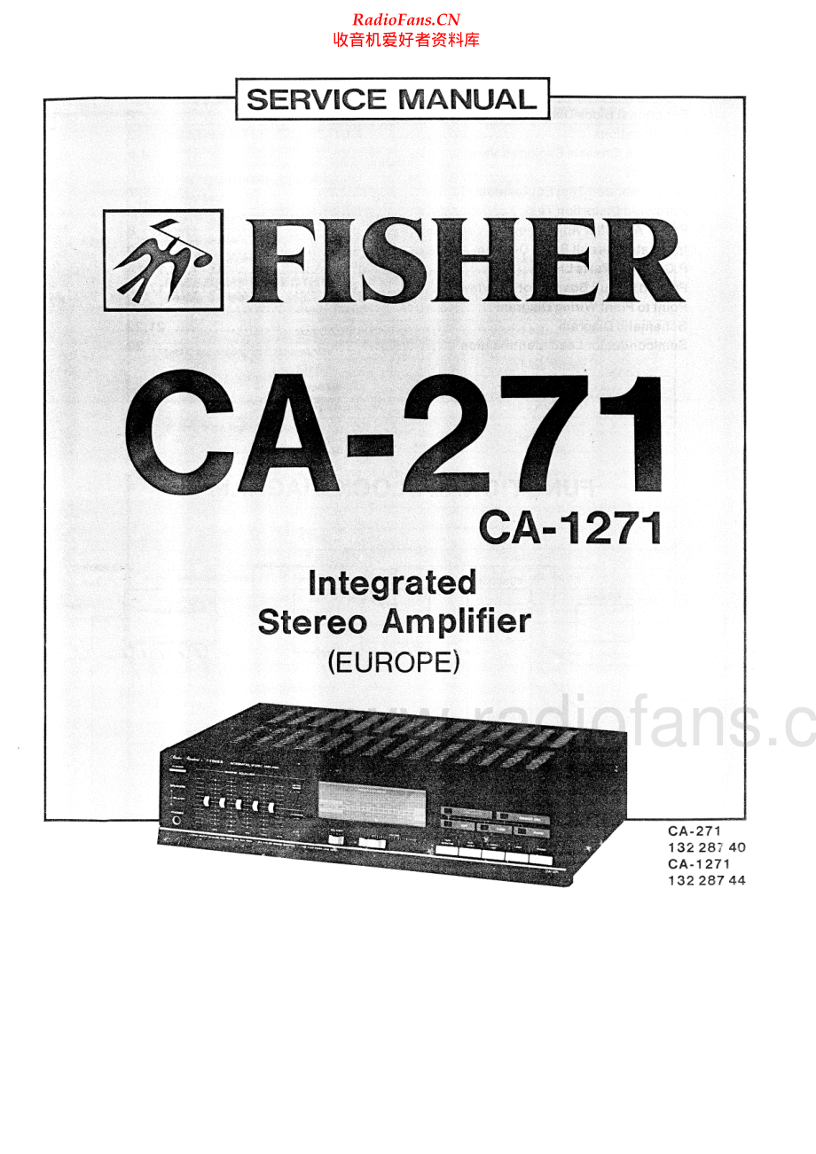 Fisher-CA1271-int-sm维修电路原理图.pdf_第1页