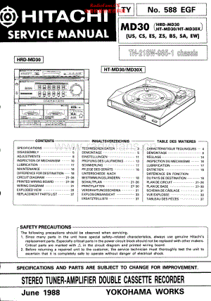 Hitachi-HTMD30-mc-sm 维修电路原理图.pdf