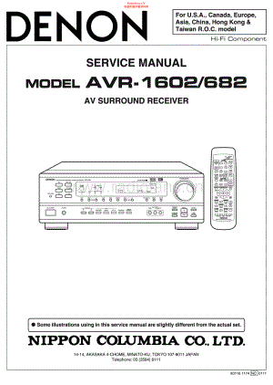 Denon-AVR1602-avr-sch维修电路原理图.pdf