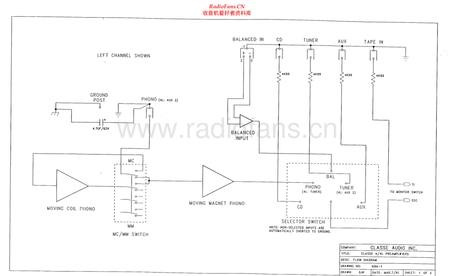 Classe-Model4-pre-sm维修电路原理图.pdf_第1页