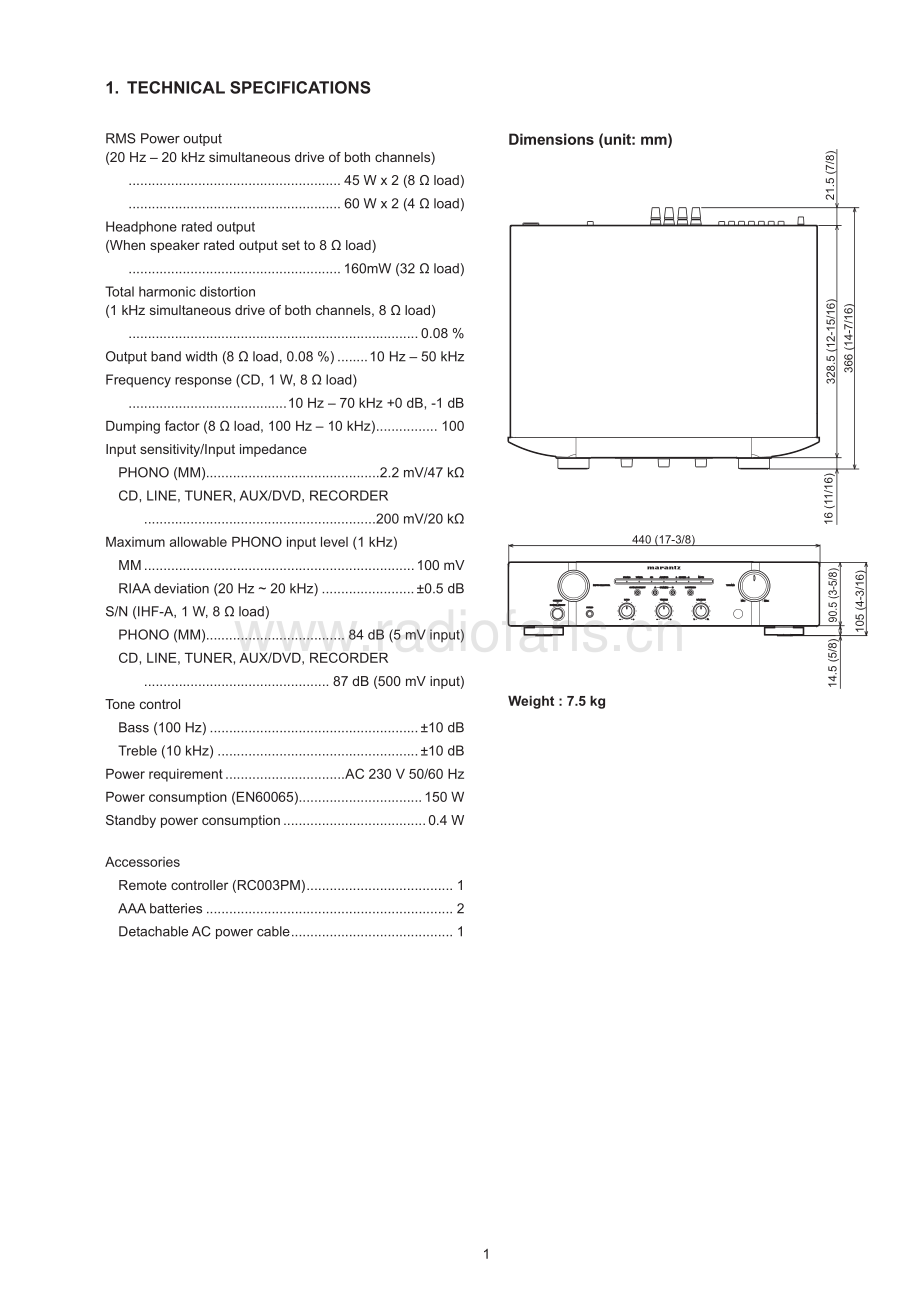 Marantz-PM6003-int-sm 维修电路原理图.pdf_第3页