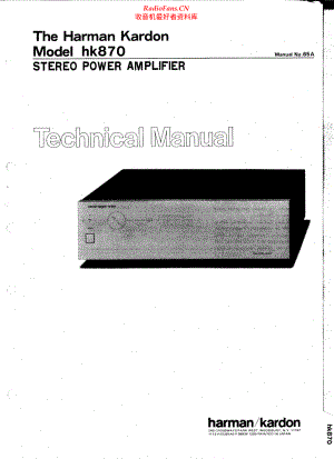 HarmanKardon-870-pwr-sm维修电路原理图.pdf