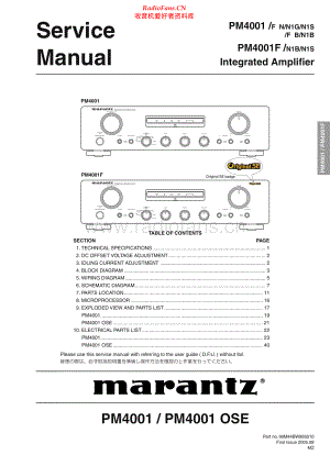 Marantz-PM4001-int-sm 维修电路原理图.pdf