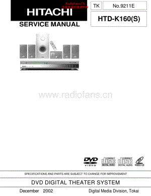Hitachi-HTDK160S-mc-sm 维修电路原理图.pdf