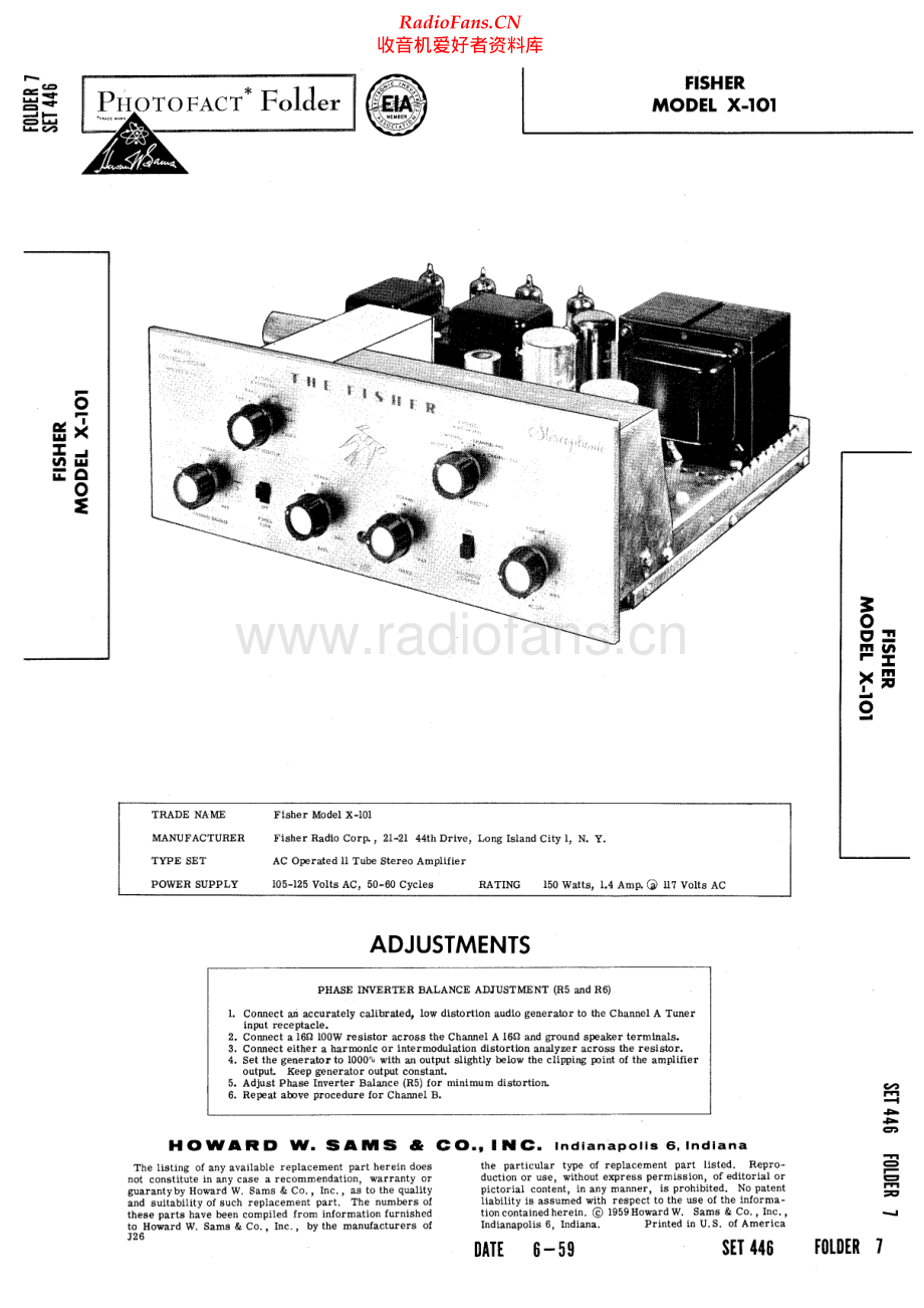 Fisher-X101ST-int-sch维修电路原理图.pdf_第1页