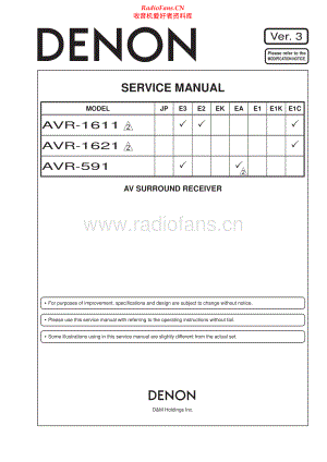 Denon-AVR1621-avr-sm维修电路原理图.pdf